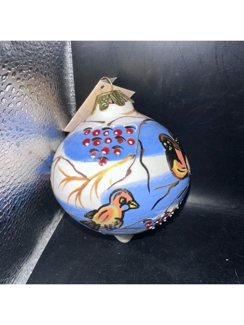 NOS Vintage Heritage International Hand Painted Ceramic Ornament Uzbekistan - Picture 2 of 7